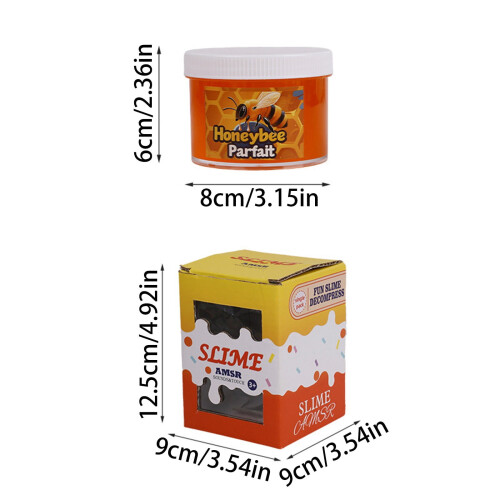 Set slime con burro d'api, fango cristallino, colla a testa di toro 2