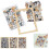 1 Σετ Ξύλινο Παζλ σε Σχήμα Γάτας Morandi, Σχήμα D Πάντα/Σκύλος 8
