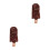 2Pièces Coussin Glace Café, Accessoire Déco Maison 4