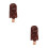 2Pièces Coussin Glace Café, Accessoire Déco Maison 5