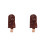 2Pièces Coussin Glace Café, Accessoire Déco Maison 6