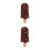 2Pièces Coussin Glace Café, Accessoire Déco Maison 8