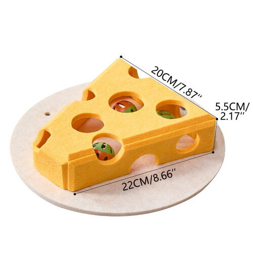 Διαδραστικό κουτί παζλ ξυσίματος για γάτες με μπάλες κουδουνίσματος – Συμβατό 2