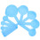 Baking Spoon Tool Plastic Measuring Cups Collapsible Spoons Blue 3
