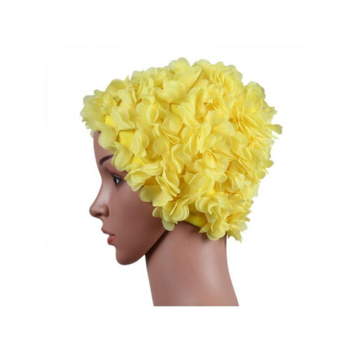 Γυναικεία Γυναικεία Vintage Στυλ Floral Λουλούδι Ενηλίκων Κολύμβησης Σκούφος 1