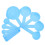 Baking Spoon Tool Plastic Measuring Cups Collapsible Spoons Blue 4