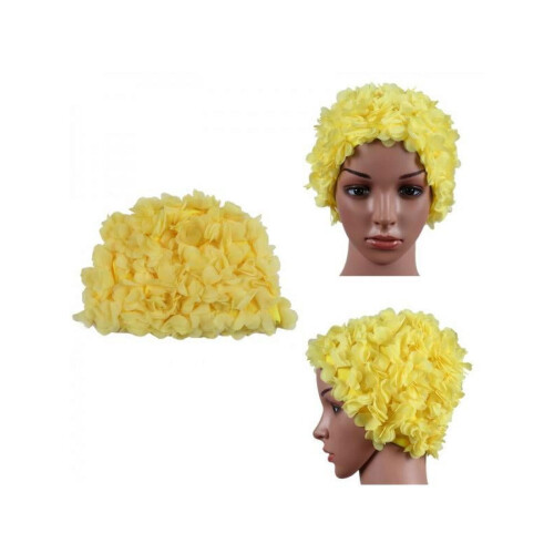Γυναικεία Γυναικεία Vintage Στυλ Floral Λουλούδι Ενηλίκων Κολύμβησης Σκούφος 2
