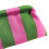 Γυναικεία πλεκτή τσάντα clutch μικρή ριγέ υφασμένη τσάντα για γυναίκες (ροζ πράσινο) 3