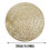 Round Vinyl Place Mats Elegant Easy-Clean Dining Table Mats 5