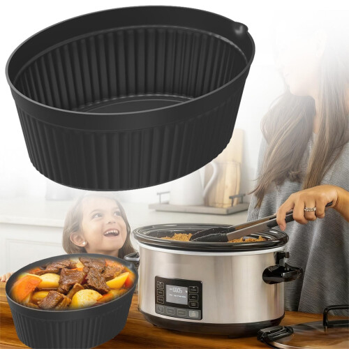 Επενδύσεις σιλικόνης για αργή κουζίνα, επαναχρησιμοποιήσιμες και στεγανές, 1