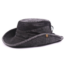 (Black) Foldable Breathable Sun Hat for Outdoor Activities