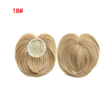 (18#) Women\'s Clip-in Bangs Hairpiece - Straight Fringe Extensions