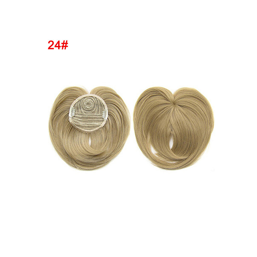 Penghui-Toys Unisex (24#) Hair Toppers Hairpiece Straight Hairpiece Clip In Women Bangs Fringe Hair Extensions Wig