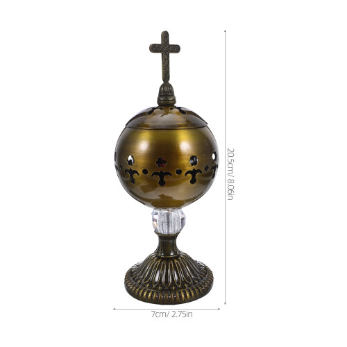 1Set Metal Incense Burner with Controlled Burn Design for Home Aromatherapy 1