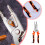 Clearance Weed Puller Tool, Compatible with German Heavy Duty Wire Stripper, Fast Cable Cutter, Orange 2