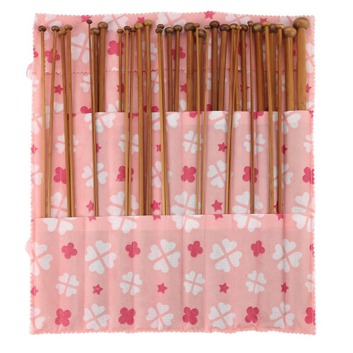Knitting Needles 36PCS Carbonized Single Point 0.2-1cm Sizes for Crocheting 1