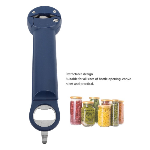 Retractable Stainless Steel Jar & Bottle Opener – Adjustable, Multi‑Functional, Energy‑Saving Kitchen Tool 1