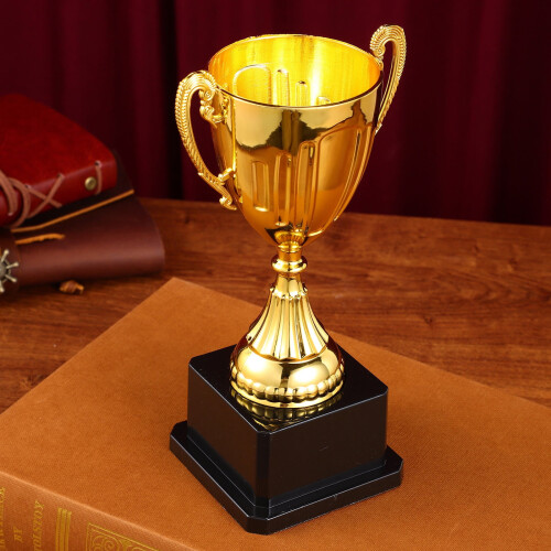 Winner Trophy Award Plastic Golden 1Set Compact Design for Competitions 2