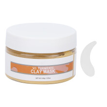 Mascarilla facial con vitamina C y cúrcuma para realzar la luminosidad de tu piel. Disfruta de una experiencia de spa en casa y una limpieza
