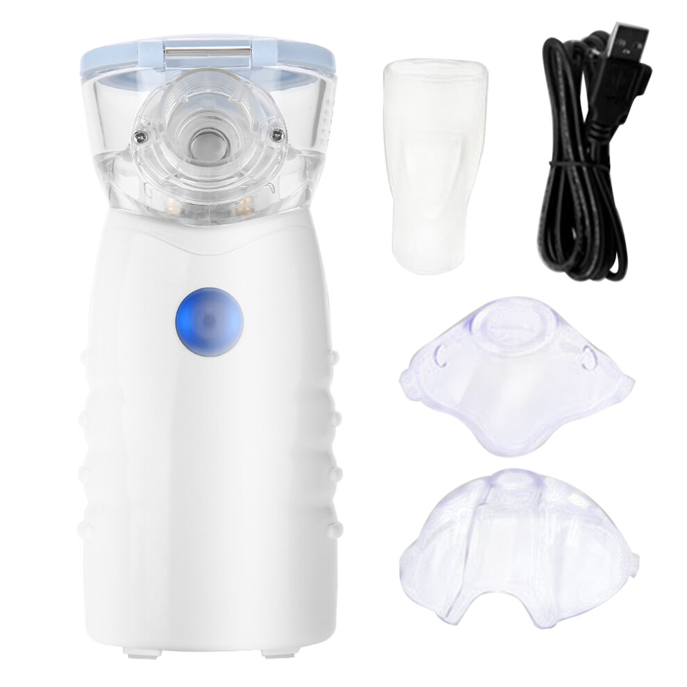 Quiet Operation Nebulizer Fine Mist Rechargeable Nebulizer Machine With User Friendly Design Self Cleaning Mode Portable Design For All Ages