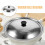 Frying Pan Lid Silver 1Pcs 12.6in 8