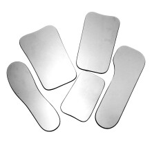 Professional Dental Kit, High Reflectivity Double Sided Photographic Mirror with Polished Edges for Safe Handling & Autoclavable Sterilization