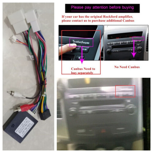 Power Harness with CANBUS Box for Mitsubishi Lancer 1