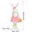 Retractable Easter Bunny Plush Toy 16.5 inches 2