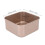 Gold Deep Square Baking Sheet – Thickened Carbon Steel, Non‑Stick, Stackable, Ideal for Cake, Bread, Barbecue & Serving 2