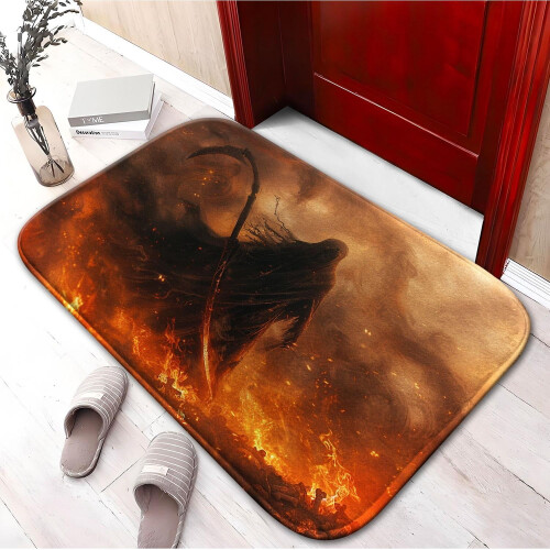Grim Reaper badetæppe skridsikkert memory foam S 1