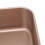 Gold Deep Square Baking Sheet – Thickened Carbon Steel, Non‑Stick, Stackable, Ideal for Cake, Bread, Barbecue & Serving 4