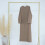 Women's Loose Fit Casual Abaya Solid Color Plus Size 2