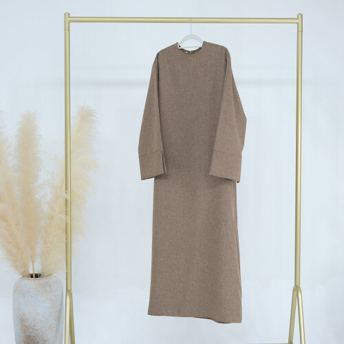 Women's Loose Fit Casual Abaya Solid Color Plus Size 1