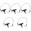 5Pièces Verrou T-Handle Résistant Ball Lock Pin Usage Industriel 4