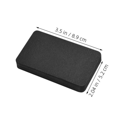 100Pcs Black Cardstock Index Cards for Study and Home Use 1