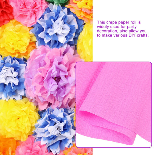 Crepe Paper Red Roll 1 Roll 19.65x98.25in 1