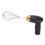 Wireless Hand Mixer USB Rechargeable Egg Beater for Baking and Cooking Black 15
