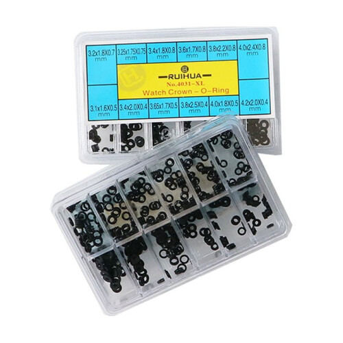 Multi-Sizes Rubber Watch Crown Assorted O-ring Gasket Repair Accessory Rings 2