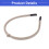 Leather Headbands for Women Khaki Thin 5