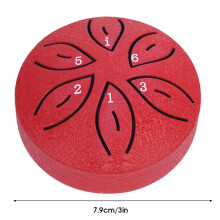 Steel Tongue Drum 3 Inch 6 Note Mini Handpan