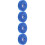 Polyester Kabelbinder Blau Kabelfixierband 9