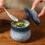 Vintage Ceramic Coddled Egg Cups with Lids for Steaming Eggs, Soup, Pudding (Style-C) 4