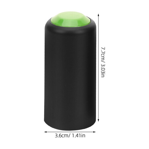 Plastic Microphone Battery Caps 4 Pcs Assorted Colors 2