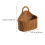 2 Pcs Wicker Basket Rack Pastoral Handmade Plastic Woven Wall-mounted Storage 2