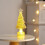 LED Mini Christmas Tree with Gold Base 6 inches 2