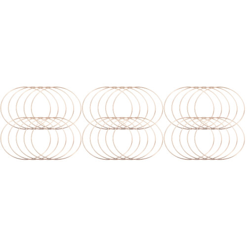 30Stk Metallring DIY Ring Gold Für Bastelprojekte Macrame