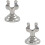 2Stk Notizhalter Nummer Clip Silber Robust Und Elegant 1