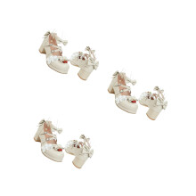 3Paires Chaussures Talon Beige Chic Usage