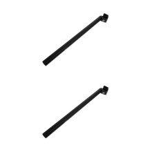 2Pièces Dropper Aluminium Alliage Noir