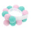 Collier Peluche Pour Animaux Confortables Multicolores 1